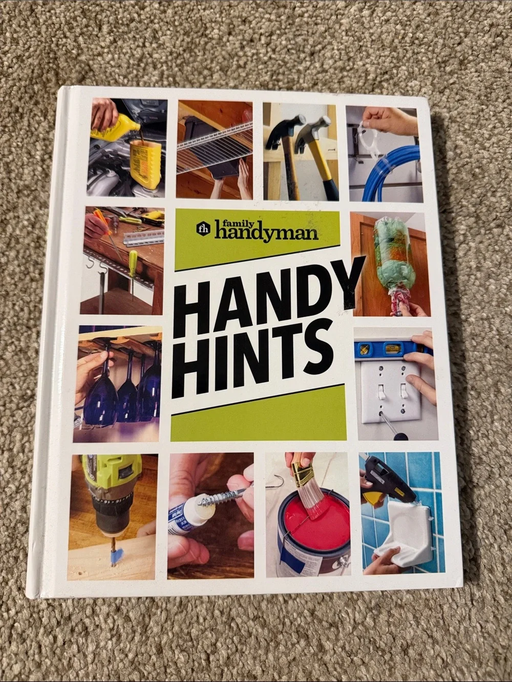 Handy Hints Book - White & Green Cover